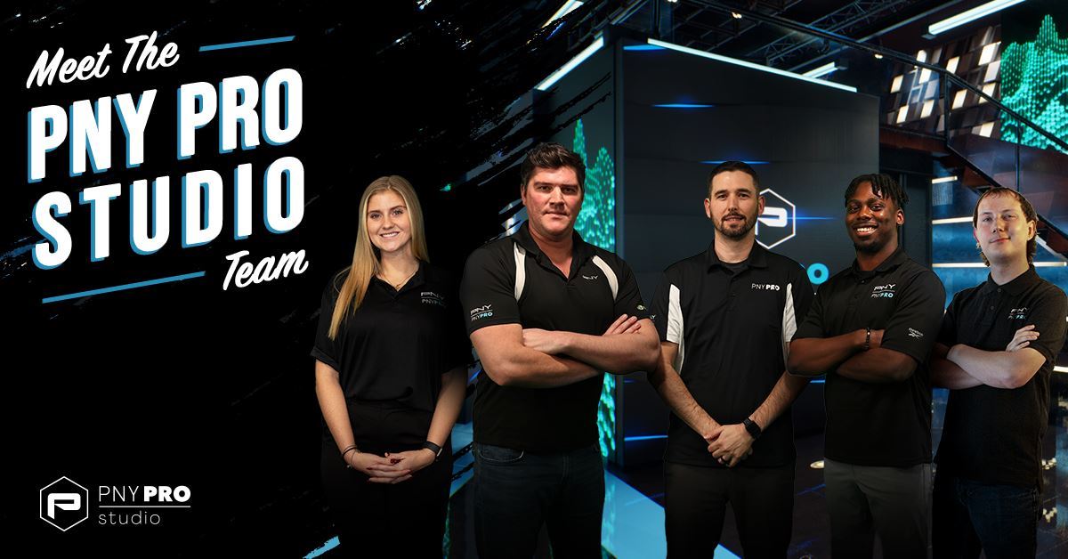 PNY Pro Studio Team - Sy, Derek, Jerome, Bianca and Avery