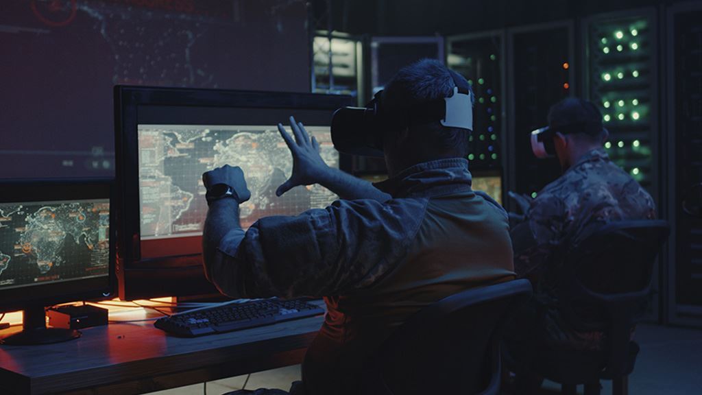 Person training in VR